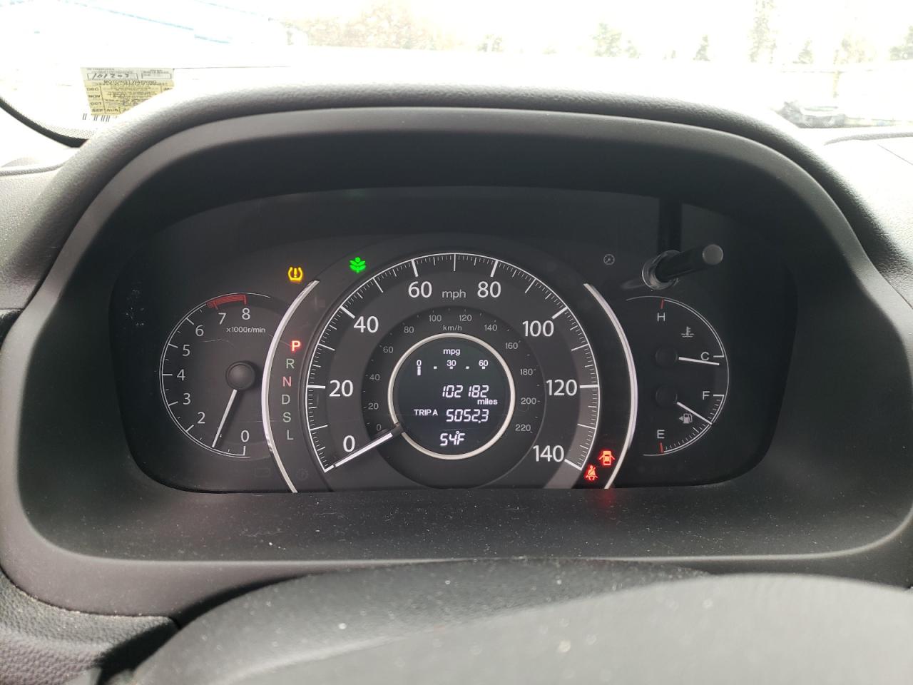 Photo 8 from auction – 2015 HONDA CR-V EXL with VIN 2HKRM4H74FH603856