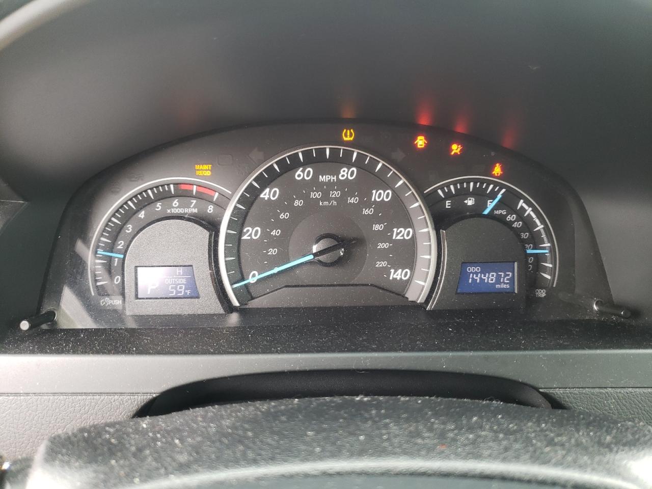 Photo 8 from auction – 2013 TOYOTA CAMRY L with VIN 4T4BF1FKXDR290768