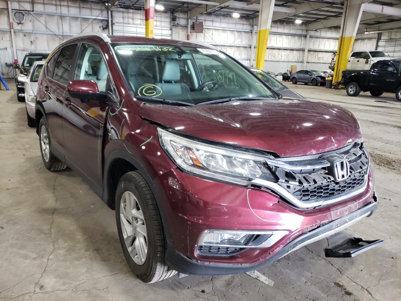 Photo 13 from auction – 2015 HONDA CR-V EXL with VIN 2HKRM4H76FH652458