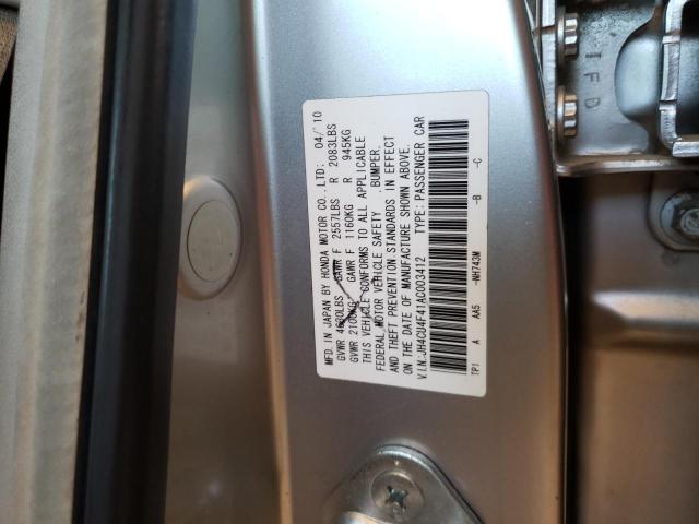 Photo 10 from auction – 2010 ACURA TSX with VIN JH4CU4F41AC003412