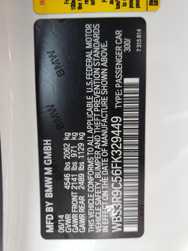Photo 11 from auction – 2015 BMW M4 with VIN WBS3R9C56FK329449