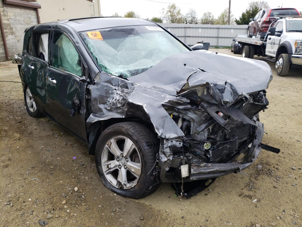 ACURA MDX TECHNO 2011 with VIN 2HNYD2H6XBH507248 - Photo from auction