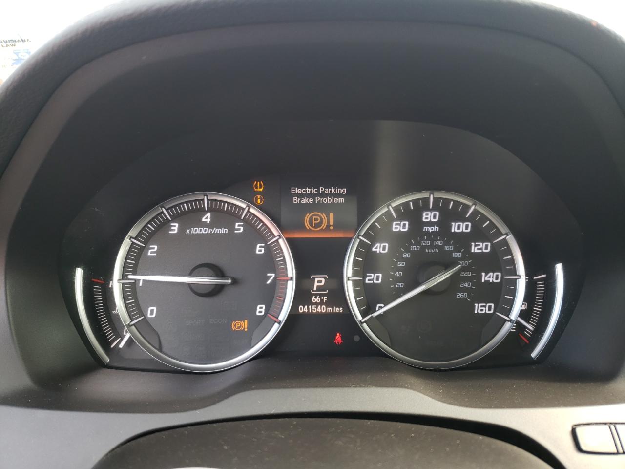 Photo 8 from auction – 2017 ACURA MDX TECHNO with VIN 5FRYD3H51HB008791