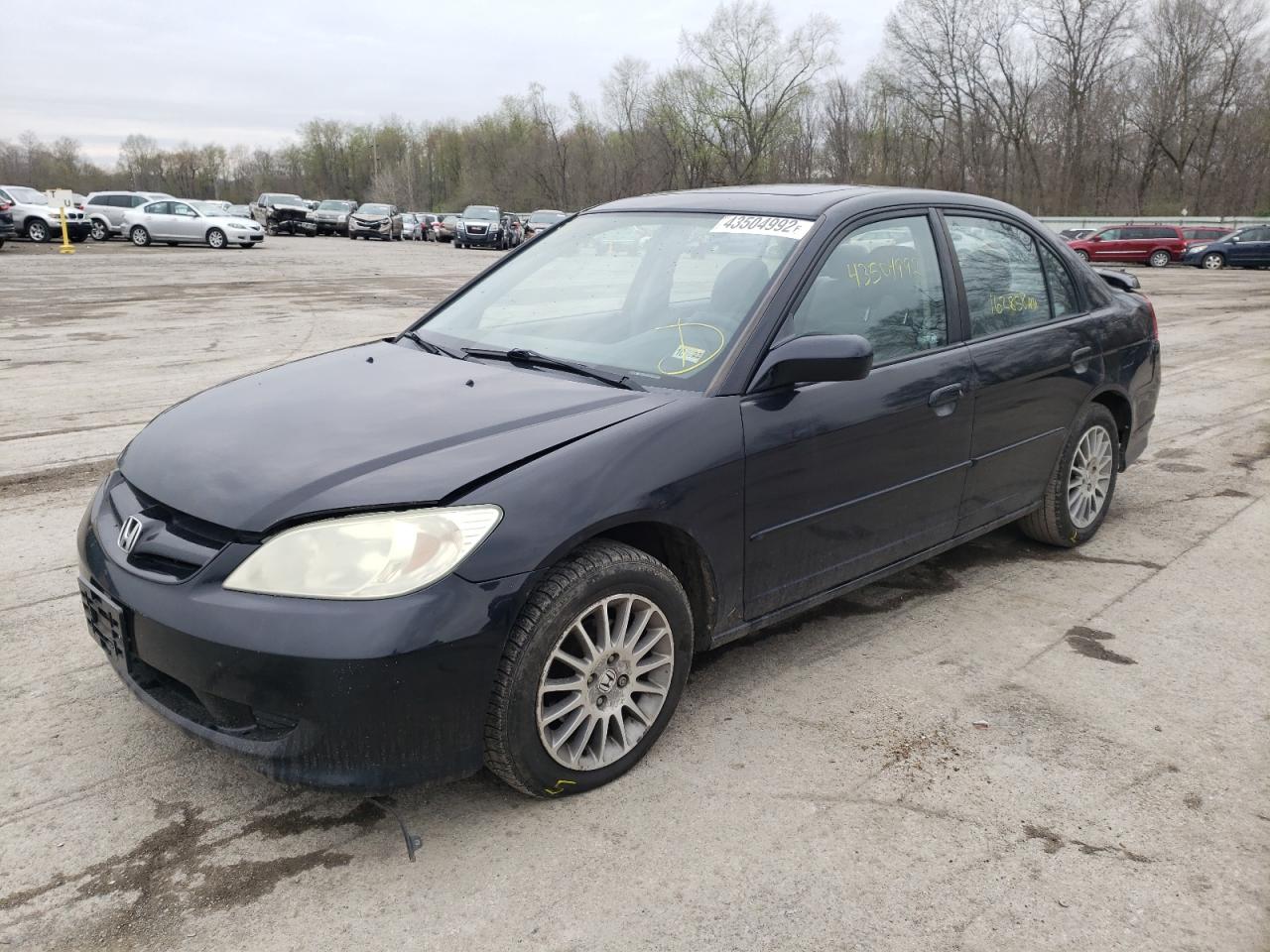 Photo 2 from auction – 2005 HONDA CIVIC EX with VIN 2HGES267X5H573234