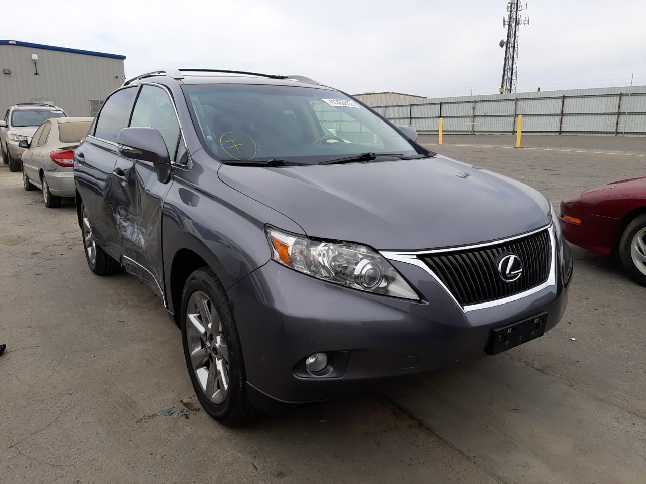 LEXUS RX 350 2012 with VIN 2T2ZK1BA4CC075903 - Photo from auction