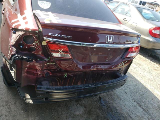 Photo 9 from auction – 2013 HONDA CIVIC LX with VIN 19XFB2F59DE274197