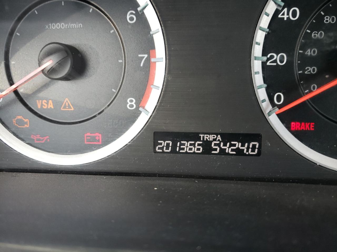 Photo 8 from auction – 2010 HONDA ACCORD LX with VIN 1HGCP2E38AA053064