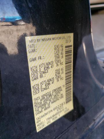 Photo 10 from auction – 2015 NISSAN ARMADA PLA with VIN 5N1AA0NF3FN602283