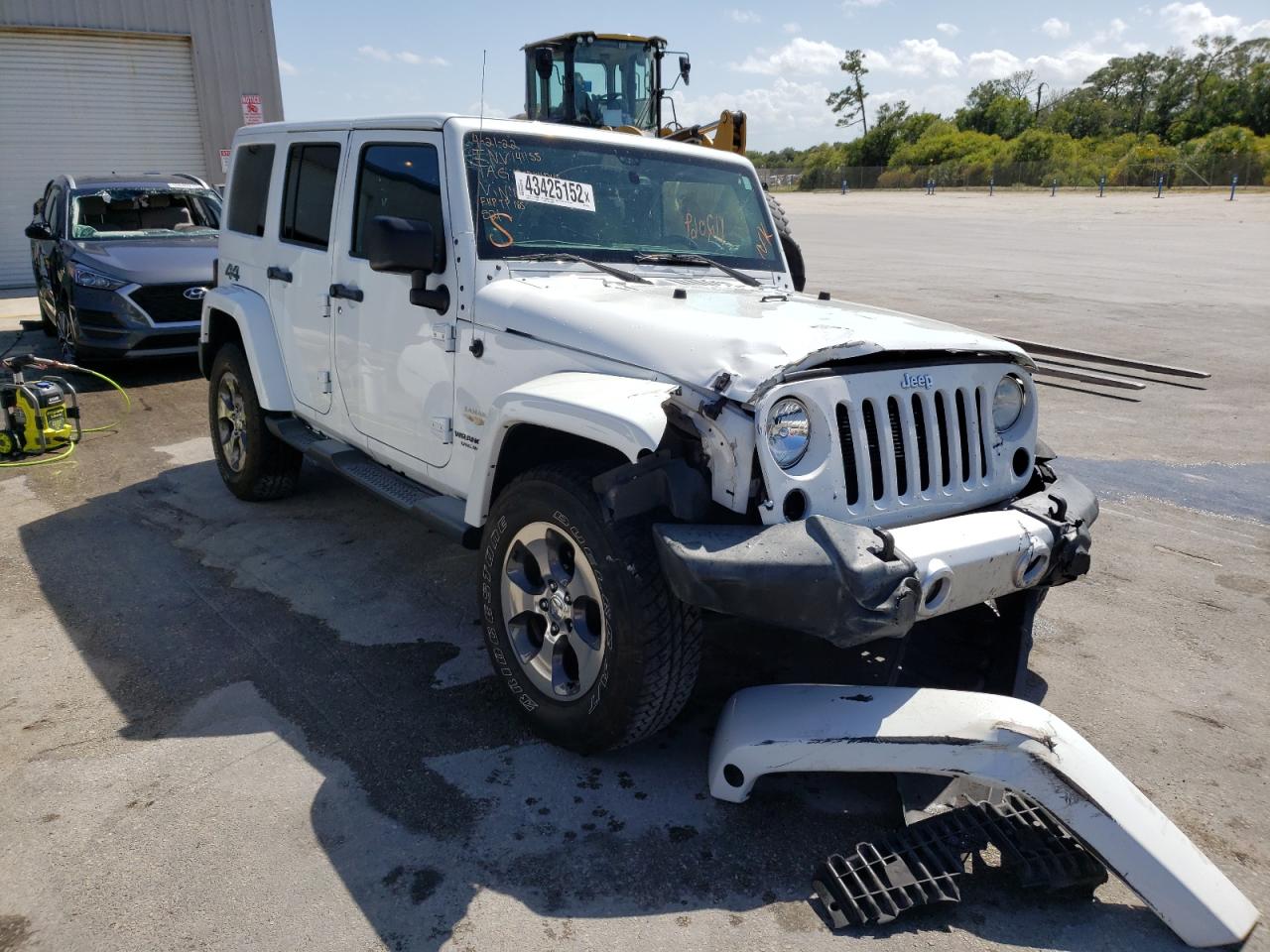 JEEP WRANGLER U 2014 with VIN 1C4BJWEG4EL106343 - Photo from auction