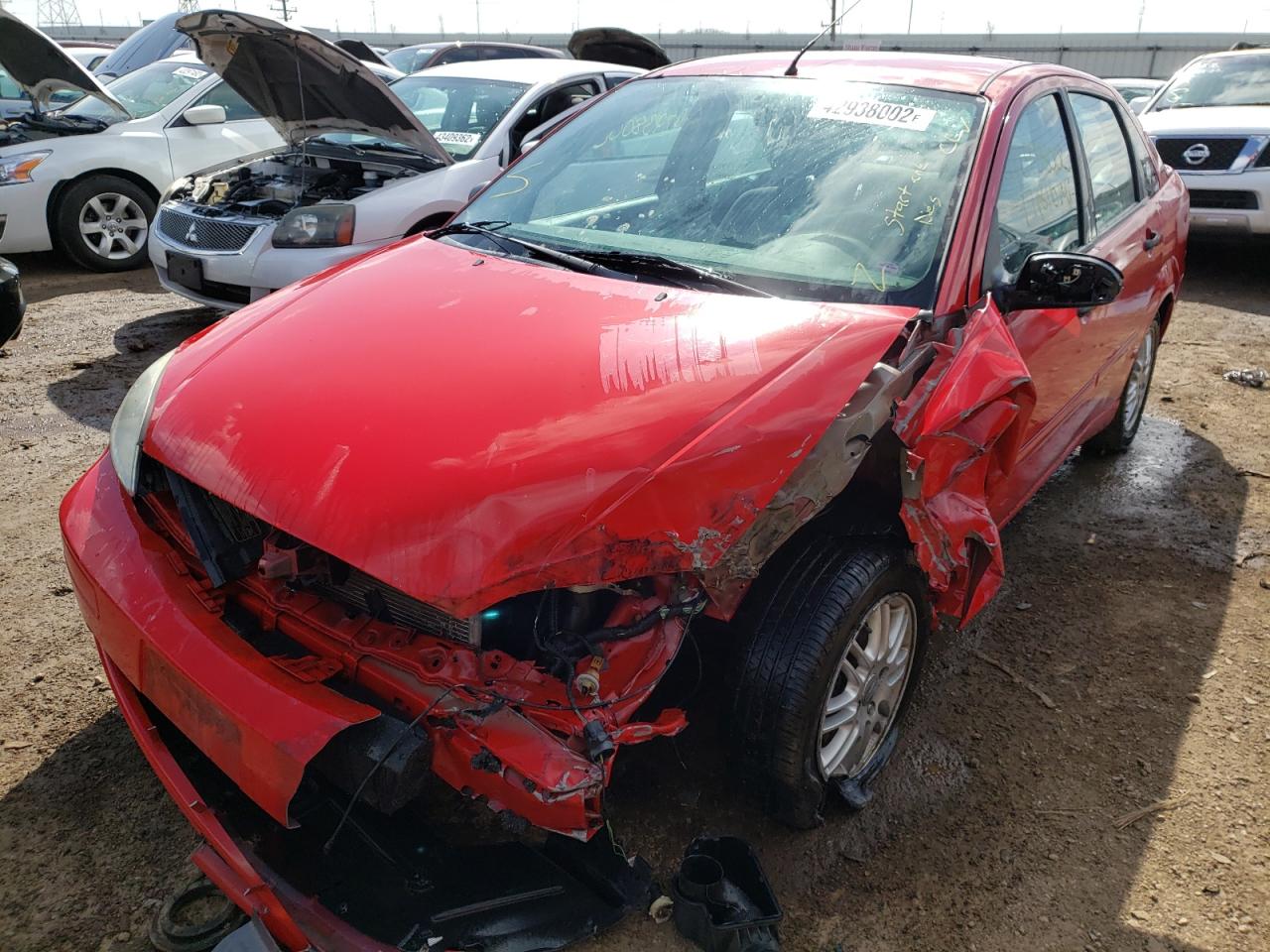 Photo 2 from auction – 2007 FORD FOCUS ZX4 with VIN 1FAFP34N37W122197