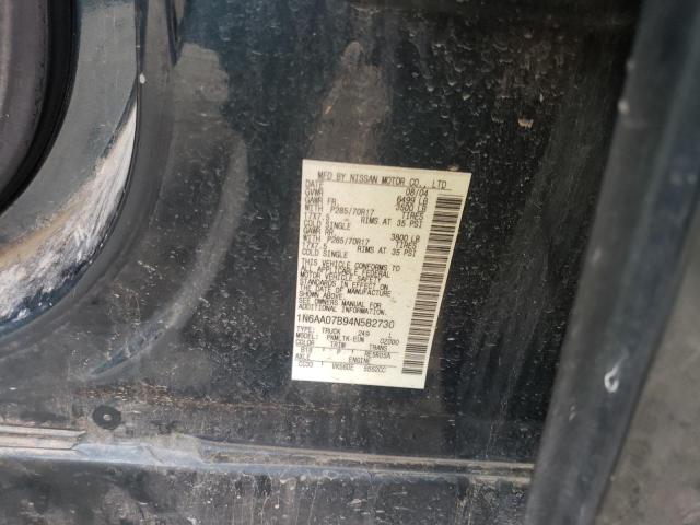 Photo 10 from auction – 2004 NISSAN TITAN XE with VIN 1N6AA07B94N582730