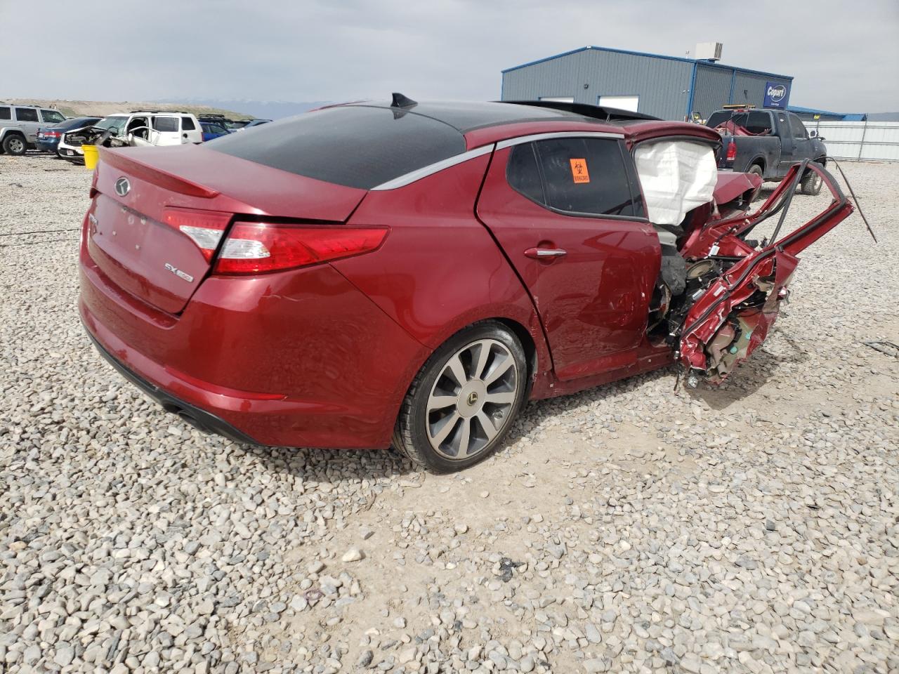 Photo 4 from auction – 2012 KIA OPTIMA SX with VIN 5XXGR4A63CG089225