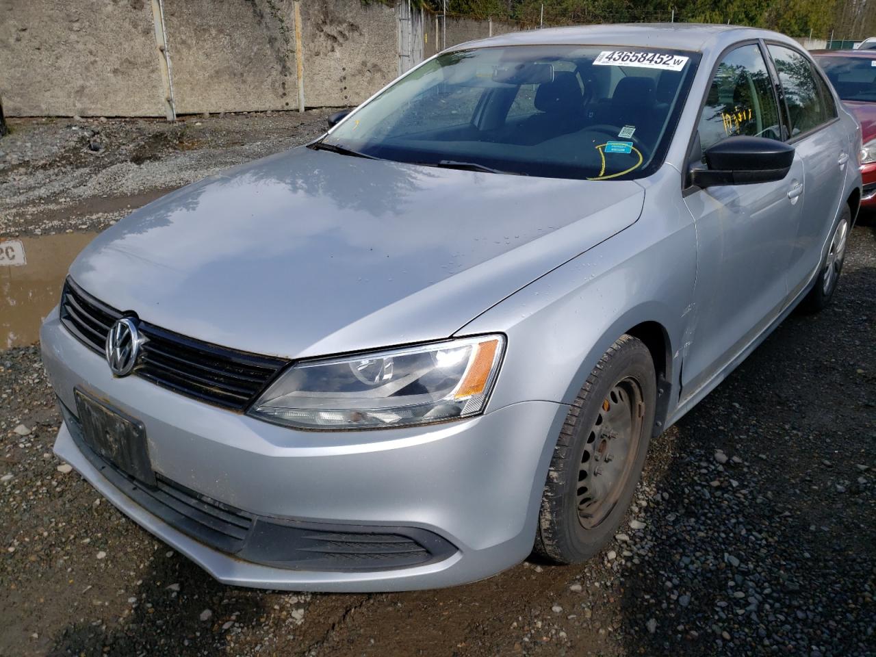 Photo 2 from auction – 2012 VOLKSWAGEN JETTA BASE with VIN 3VW1K7AJ6CM307010