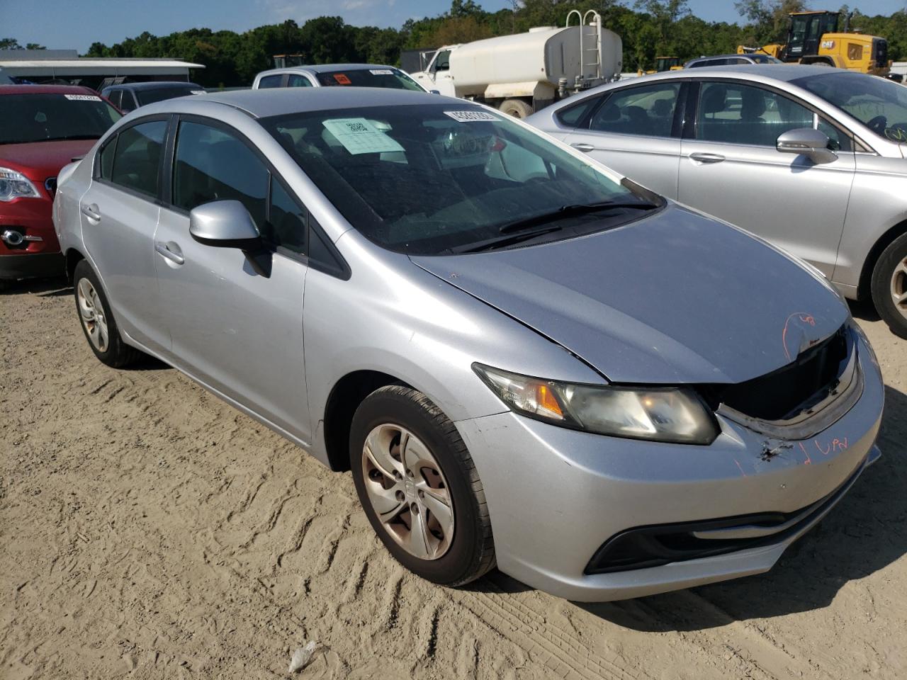 Photo 1 from auction – 2013 HONDA CIVIC LX with VIN 19XFB2F56DE070022