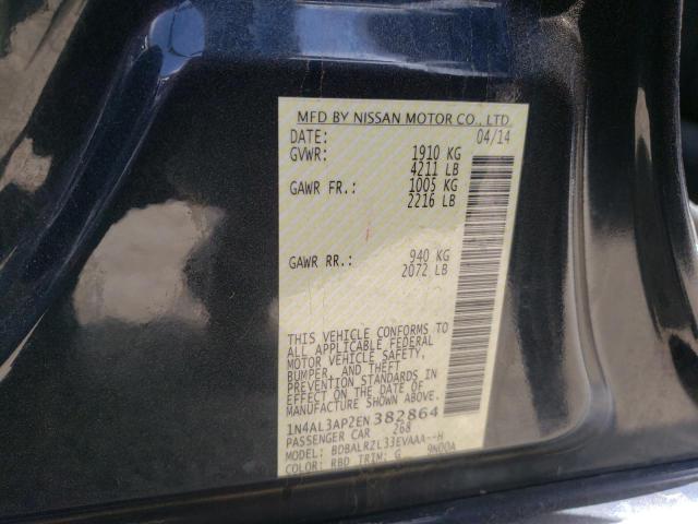 Photo 10 from auction – 2014 NISSAN ALTIMA 2.5 with VIN 1N4AL3AP2EN382864