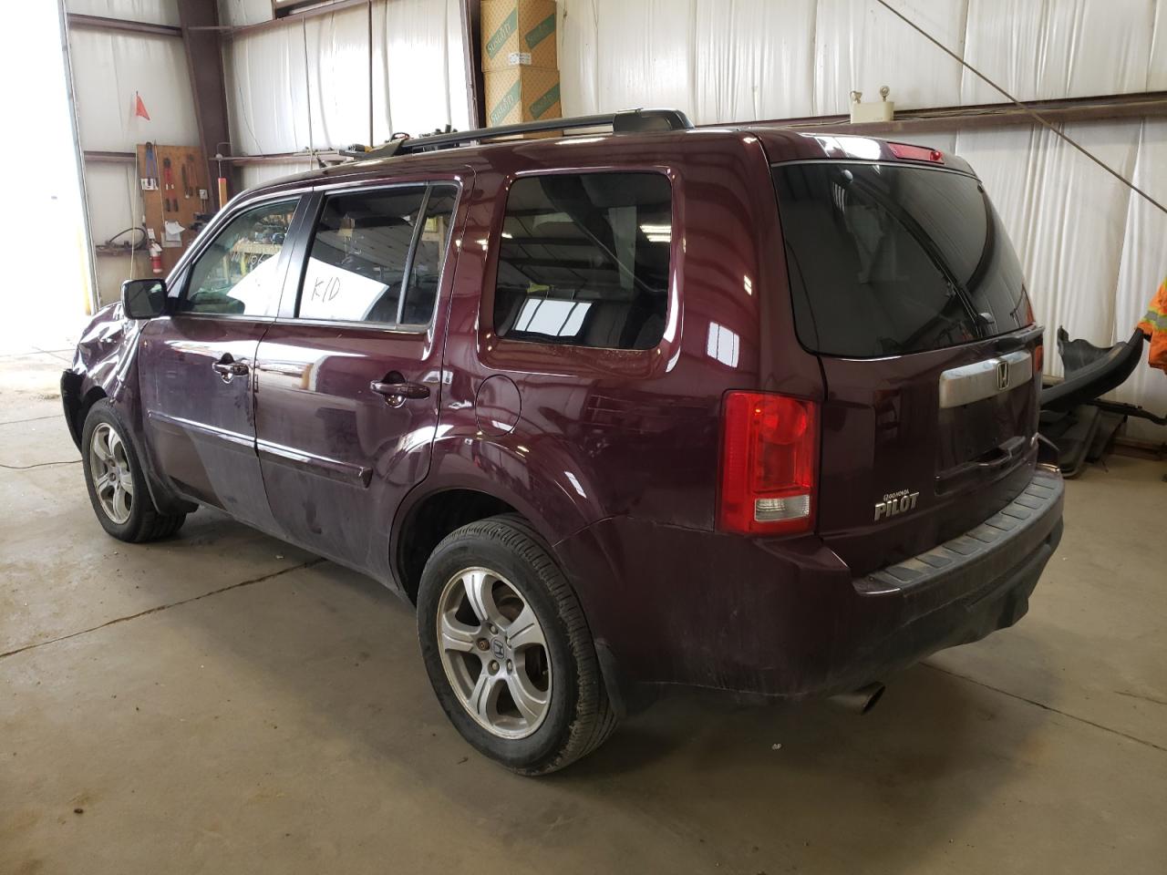 Photo 3 from auction – 2014 HONDA PILOT EXL with VIN 5FNYF4H52EB504373