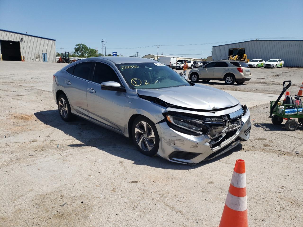 HONDA INSIGHT EX 2019 with VIN 19XZE4F59KE034130 - Photo from auction