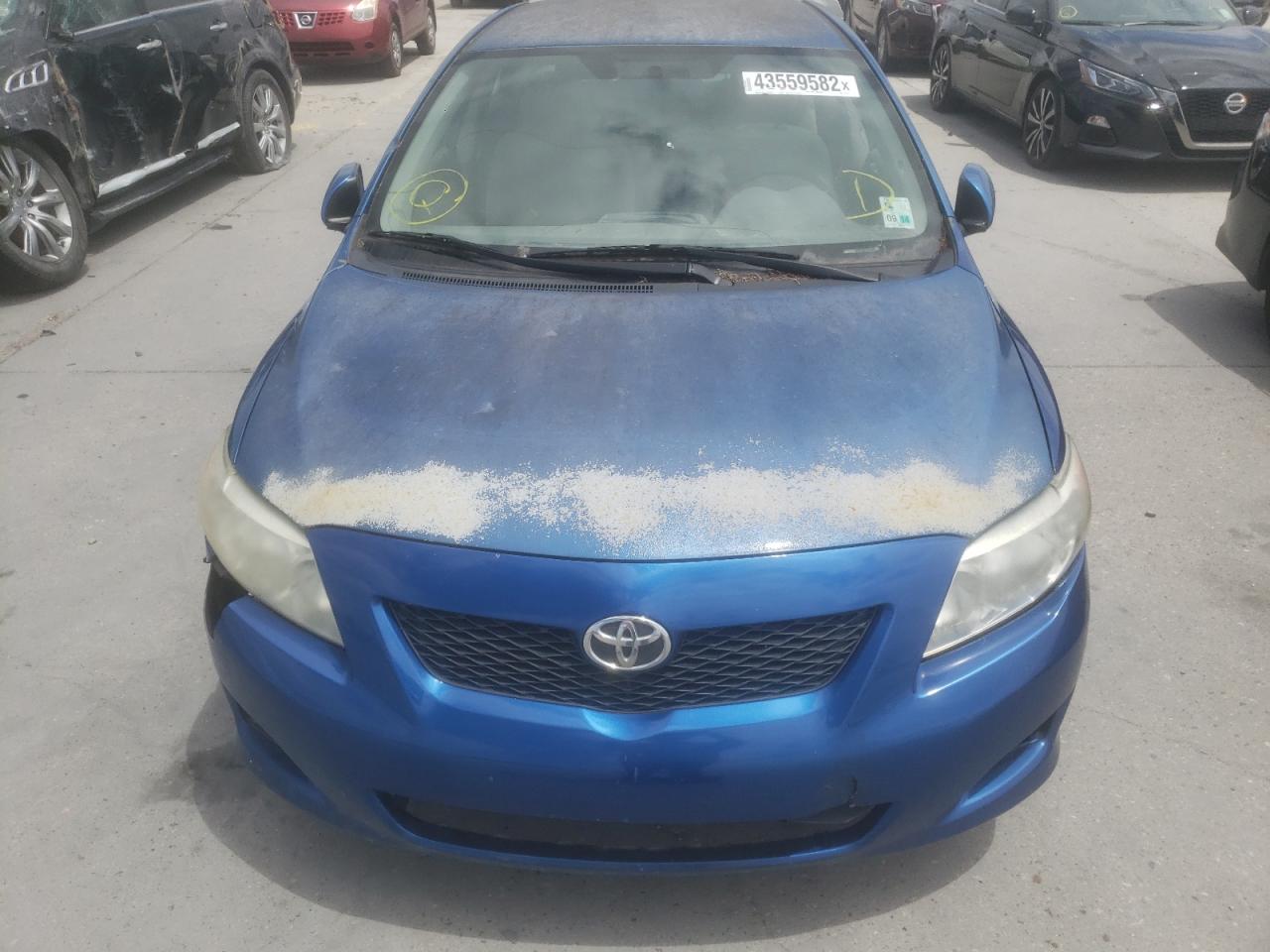 Photo 9 from auction – 2009 TOYOTA COROLLA BA with VIN JTDBL40E39J021452