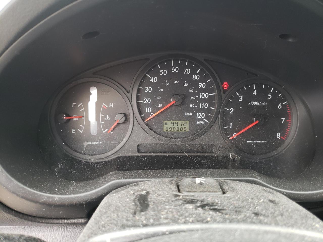Photo 8 from auction – 2005 SUBARU IMPREZA RS with VIN JF1GG67525H818004