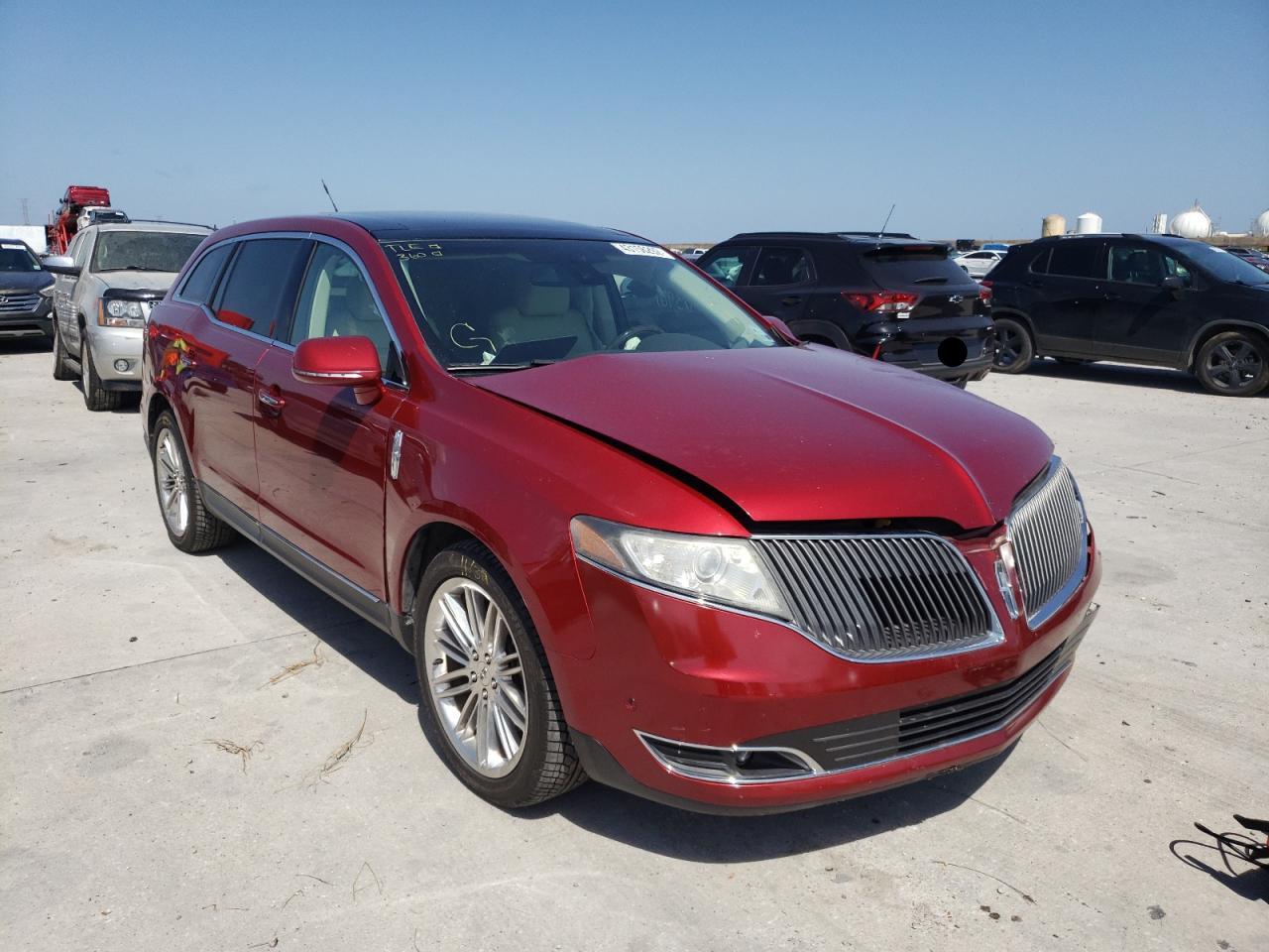 LINCOLN MKT 2013 with VIN 2LMHJ5AT3DBL57957 - Photo from auction