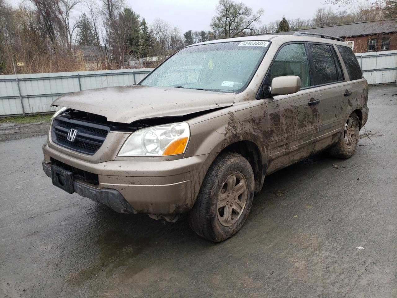 Photo 2 from auction – 2004 HONDA PILOT EX with VIN 2HKYF18484H623034