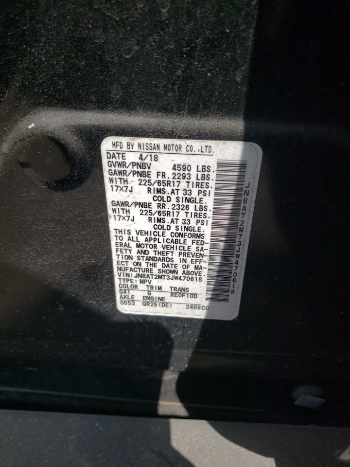 Photo 10 from auction – 2018 NISSAN ROGUE S with VIN JN8AT2MT3JW470618