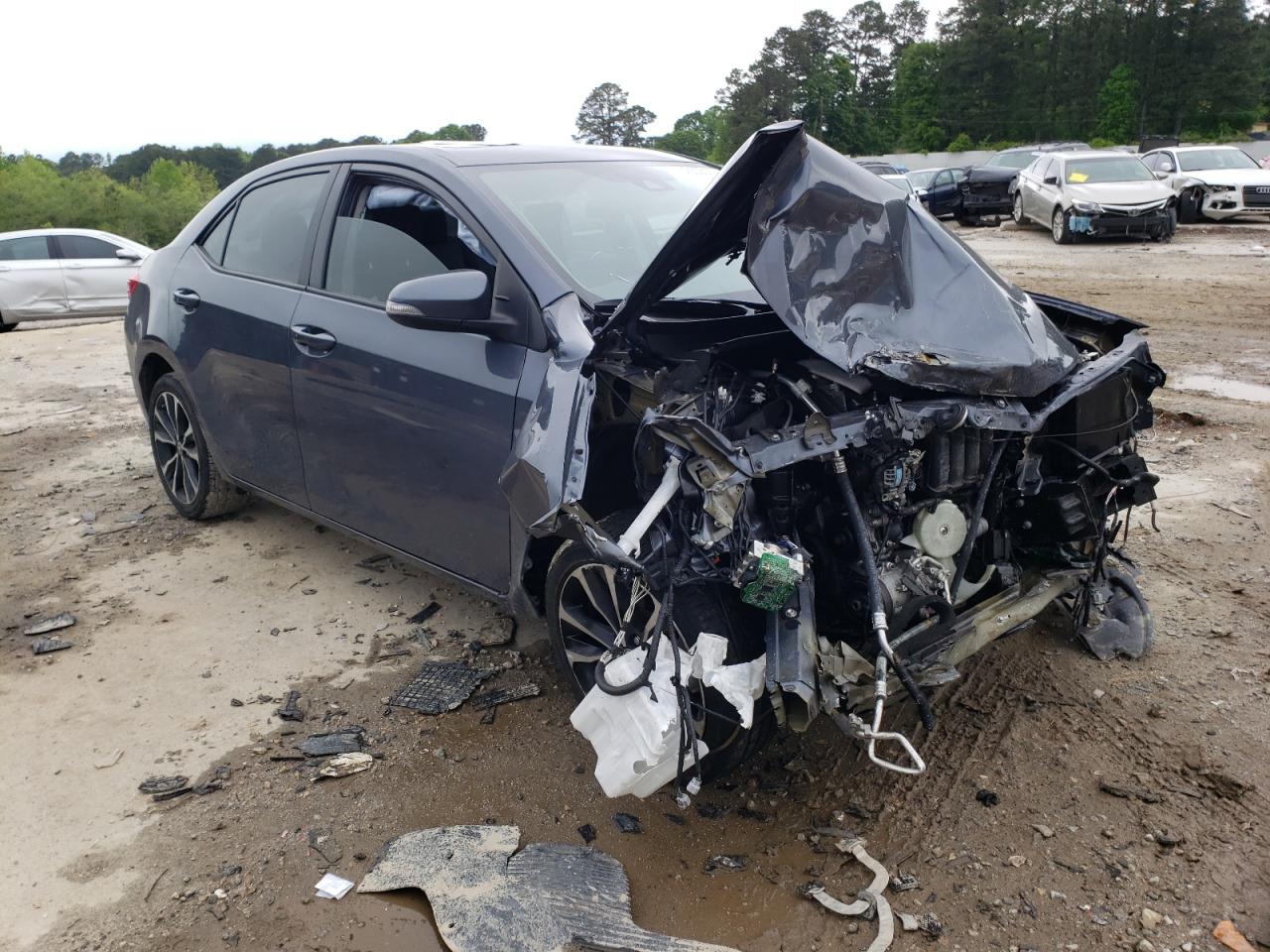 TOYOTA COROLLA L 2019 with VIN 5YFBURHE9KP918775 - Photo from auction
