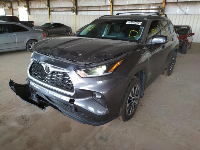 Photo 2 from auction – 2021 TOYOTA HIGHLANDER with VIN 5TDHZRBH0MS557252