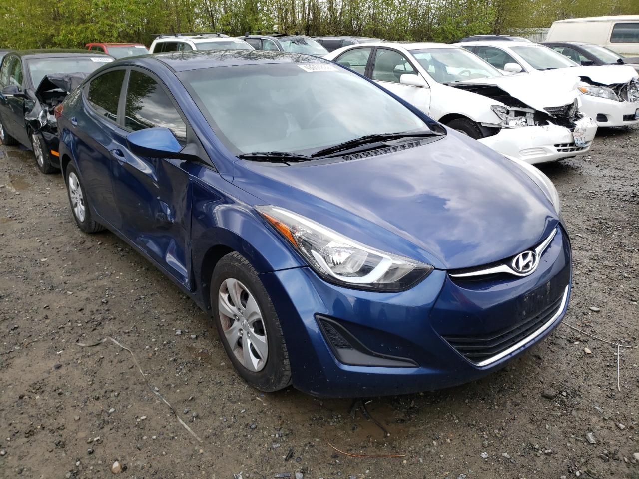 Photo 1 from auction – 2016 HYUNDAI ELANTRA SE with VIN 5NPDH4AE5GH730723
