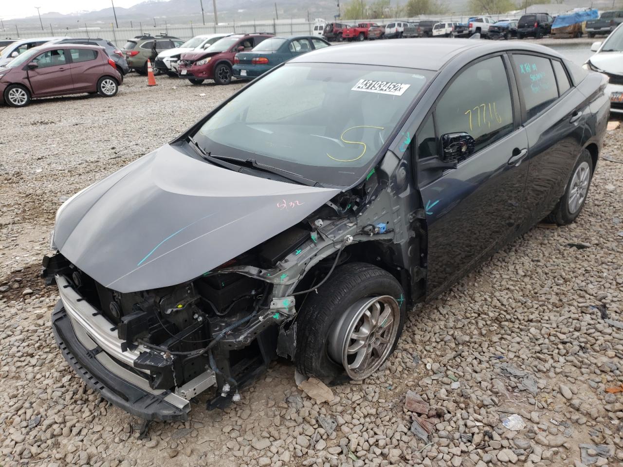 Photo 2 from auction – 2016 TOYOTA PRIUS with VIN JTDKBRFU7G3017386