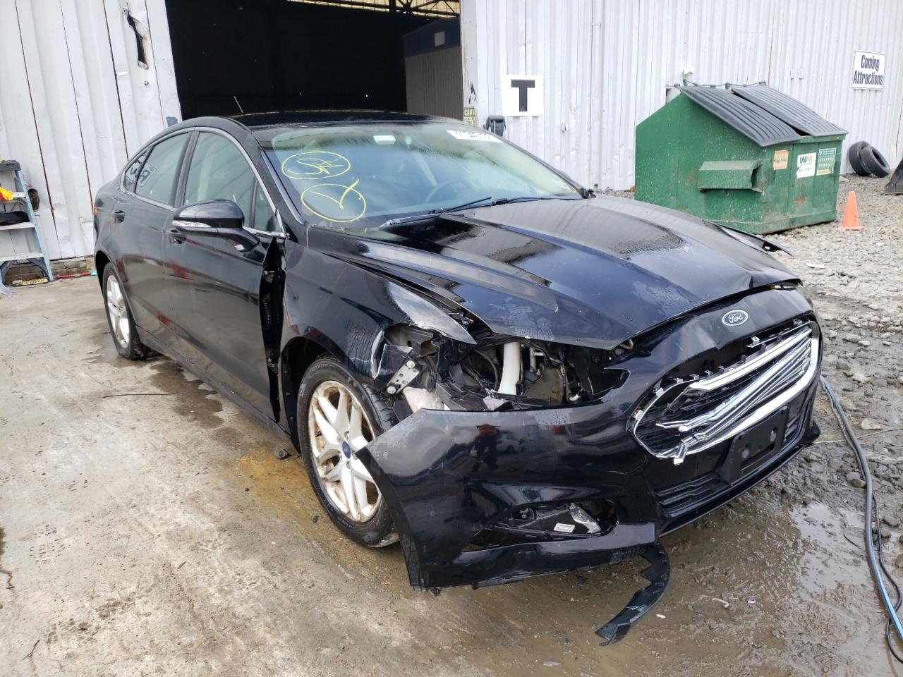 FORD FUSION SE 2016 with VIN 3FA6P0HD8GR310250 - Photo from auction
