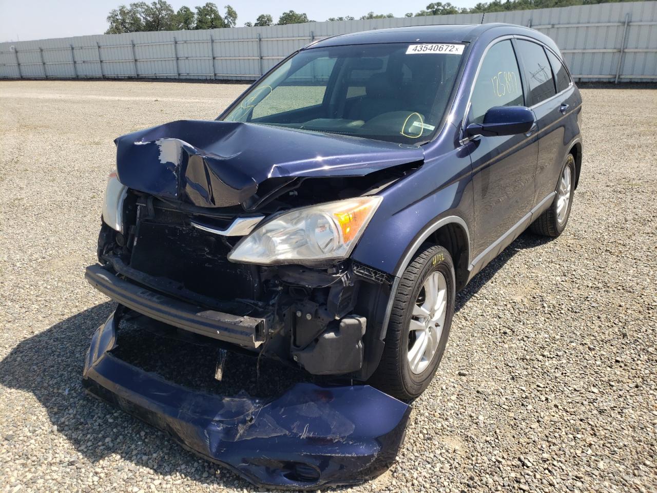 Photo 2 from auction – 2011 HONDA CR-V EXL with VIN JHLRE3H70BC000046