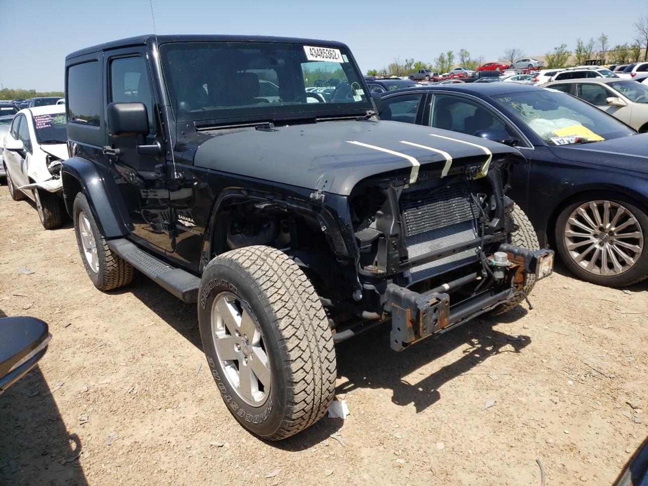 JEEP WRANGLER S 2012 with VIN 1C4AJWBG6CL185446 - Photo from auction