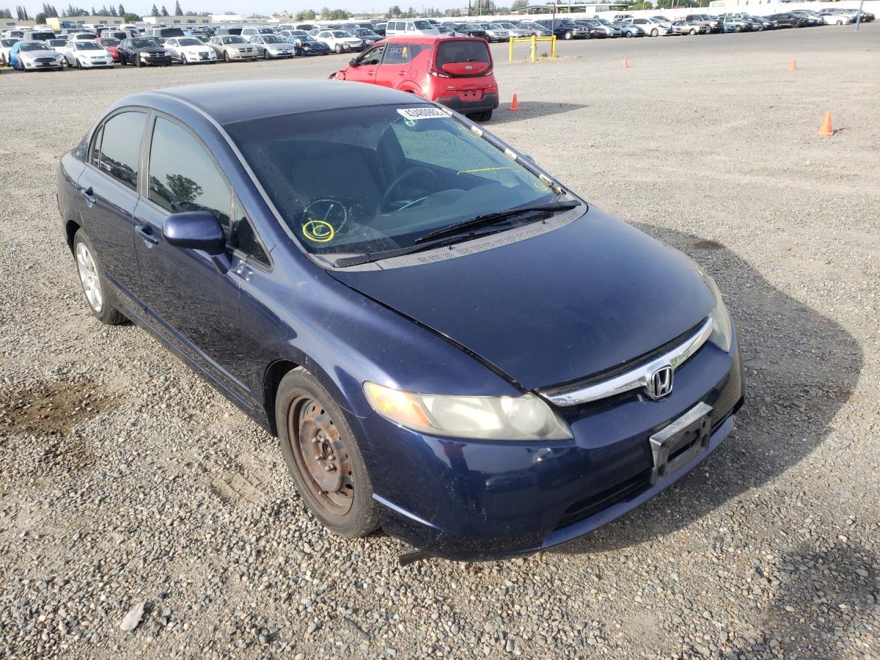 Photo 1 from auction – 2008 HONDA CIVIC LX with VIN 1HGFA16508L072196
