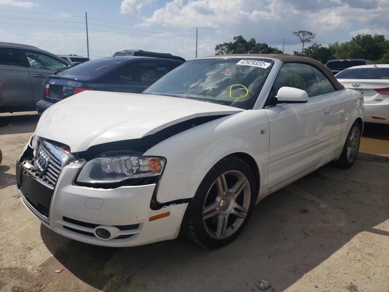 Photo 2 from auction – 2008 AUDI A4 2.0T CA with VIN WAUDF48H18K012494