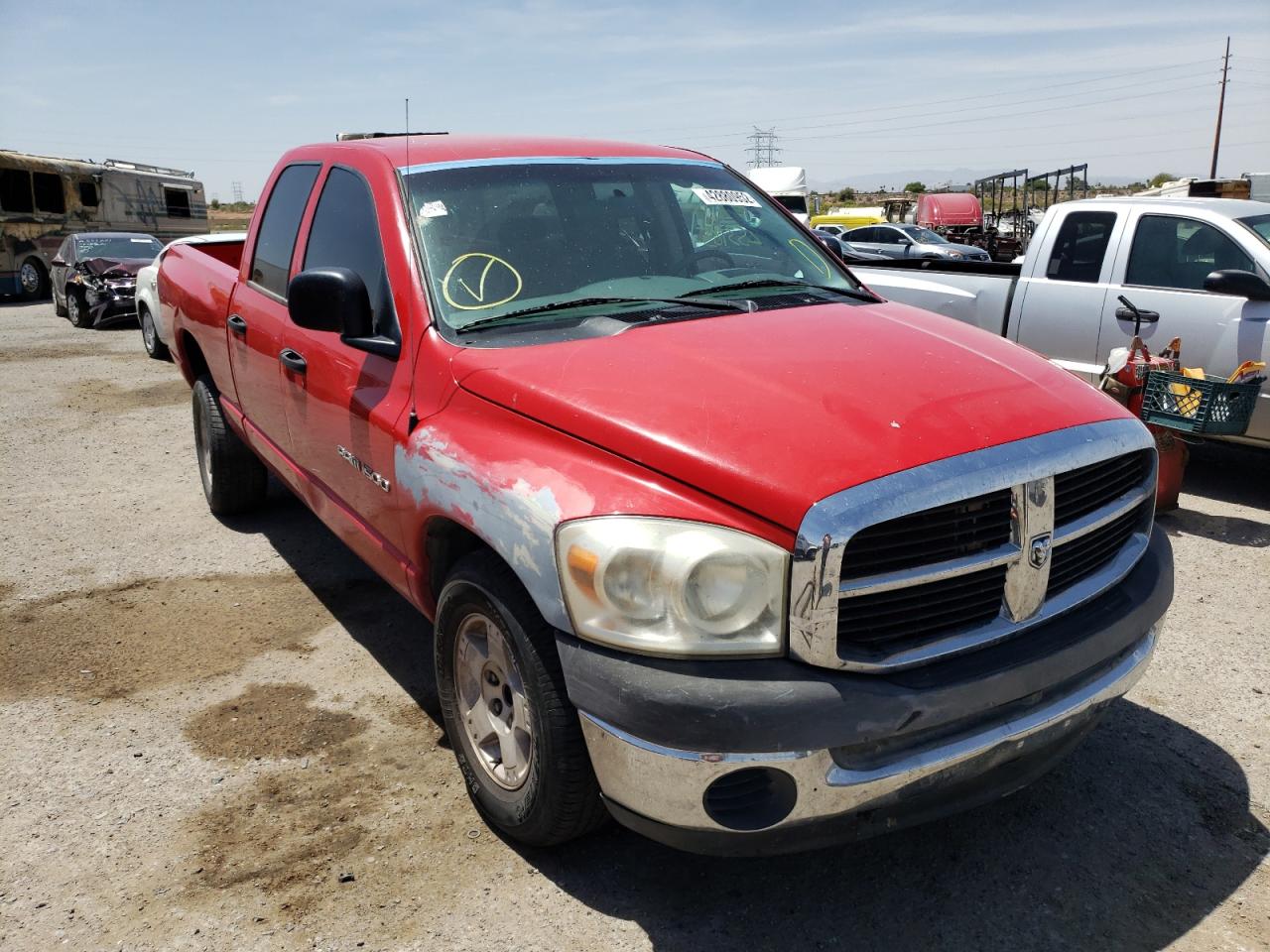 DODGE RAM 1500 S 2007 with VIN 1D7HA18N97J542939 - Photo from auction