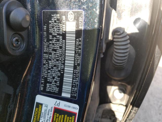 Photo 10 from auction – 2012 TOYOTA CAMRY BASE with VIN 4T1BF1FK5CU568808
