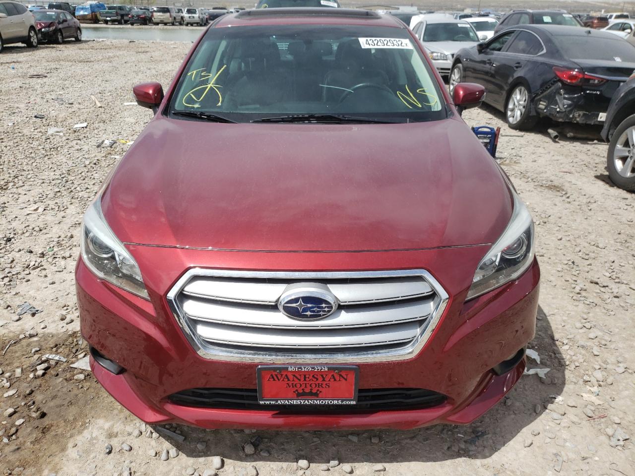 Photo 9 from auction – 2016 SUBARU LEGACY 2.5 with VIN 4S3BNAL68G3002250