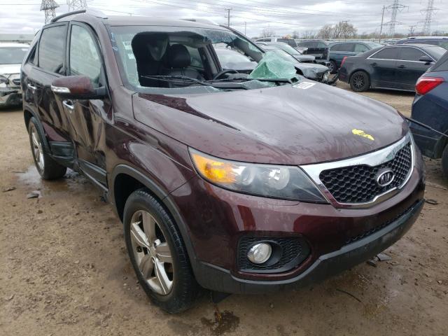 KIA SORENTO EX 2013 with VIN 5XYKU3A62DG396322 - Photo from auction