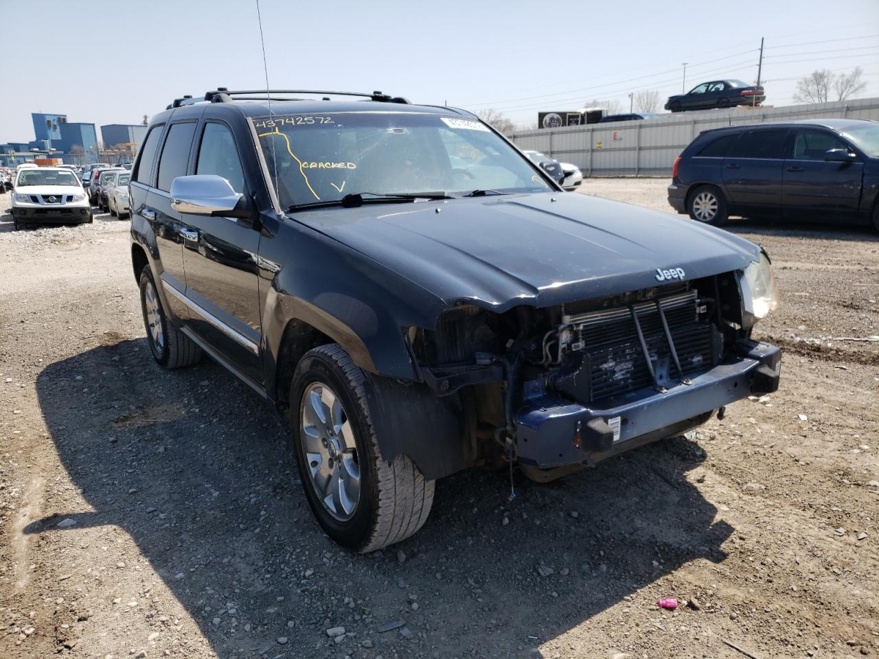 JEEP GRAND CHER 2008 with VIN 1J8HR68MX8C122905 - Photo from auction