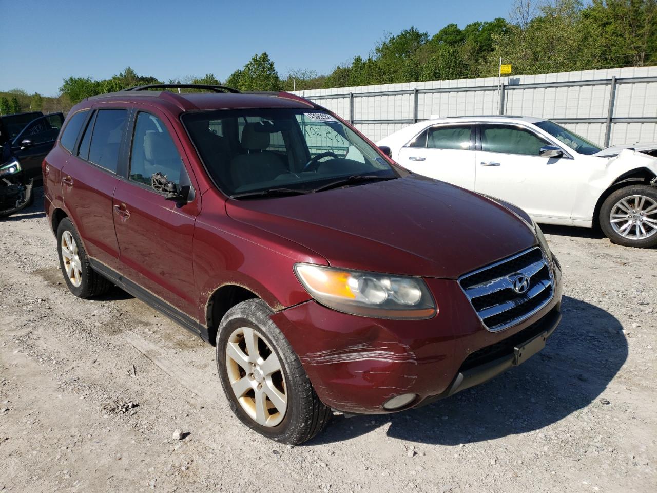Photo 1 from auction – 2007 HYUNDAI SANTA FE S with VIN 5NMSH13E17H008410