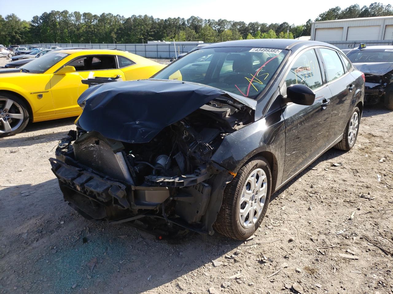 Photo 2 from auction – 2012 FORD FOCUS SE with VIN 1FAHP3F28CL417707