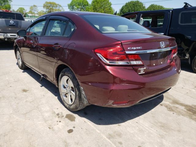 Photo 3 from auction – 2014 HONDA CIVIC LX with VIN 19XFB2F54EE027199