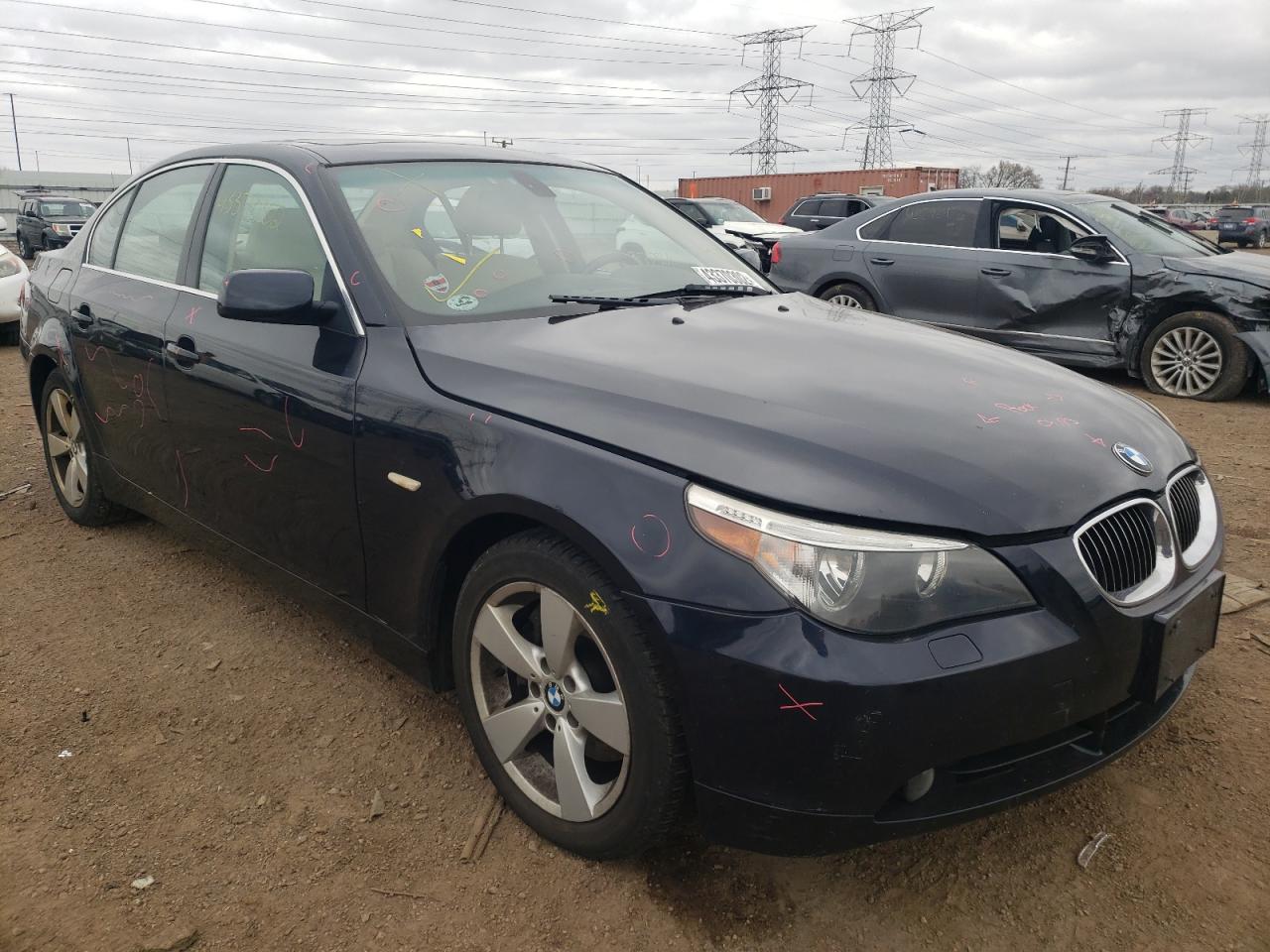 BMW 525 XI 2006 with VIN WBANF33516CS37520 - Photo from auction