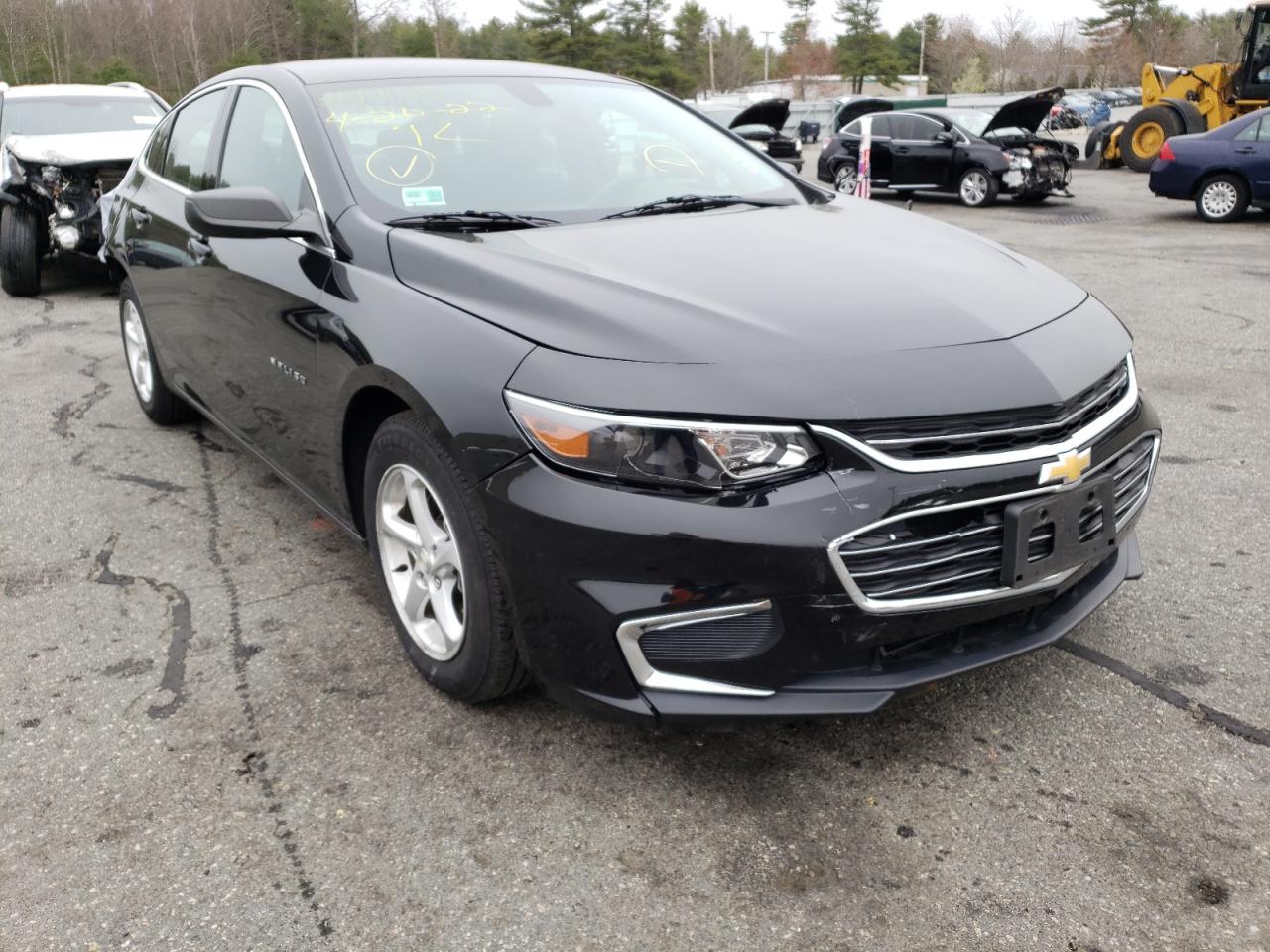 CHEVROLET MALIBU LS 2018 with VIN 1G1ZB5ST7JF281095 - Photo from auction