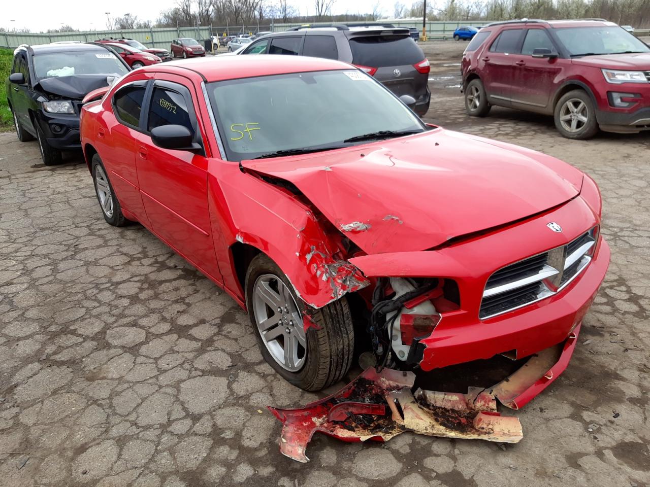 DODGE CHARGER SE 2007 with VIN 2B3KA43G47H631847 - Photo from auction