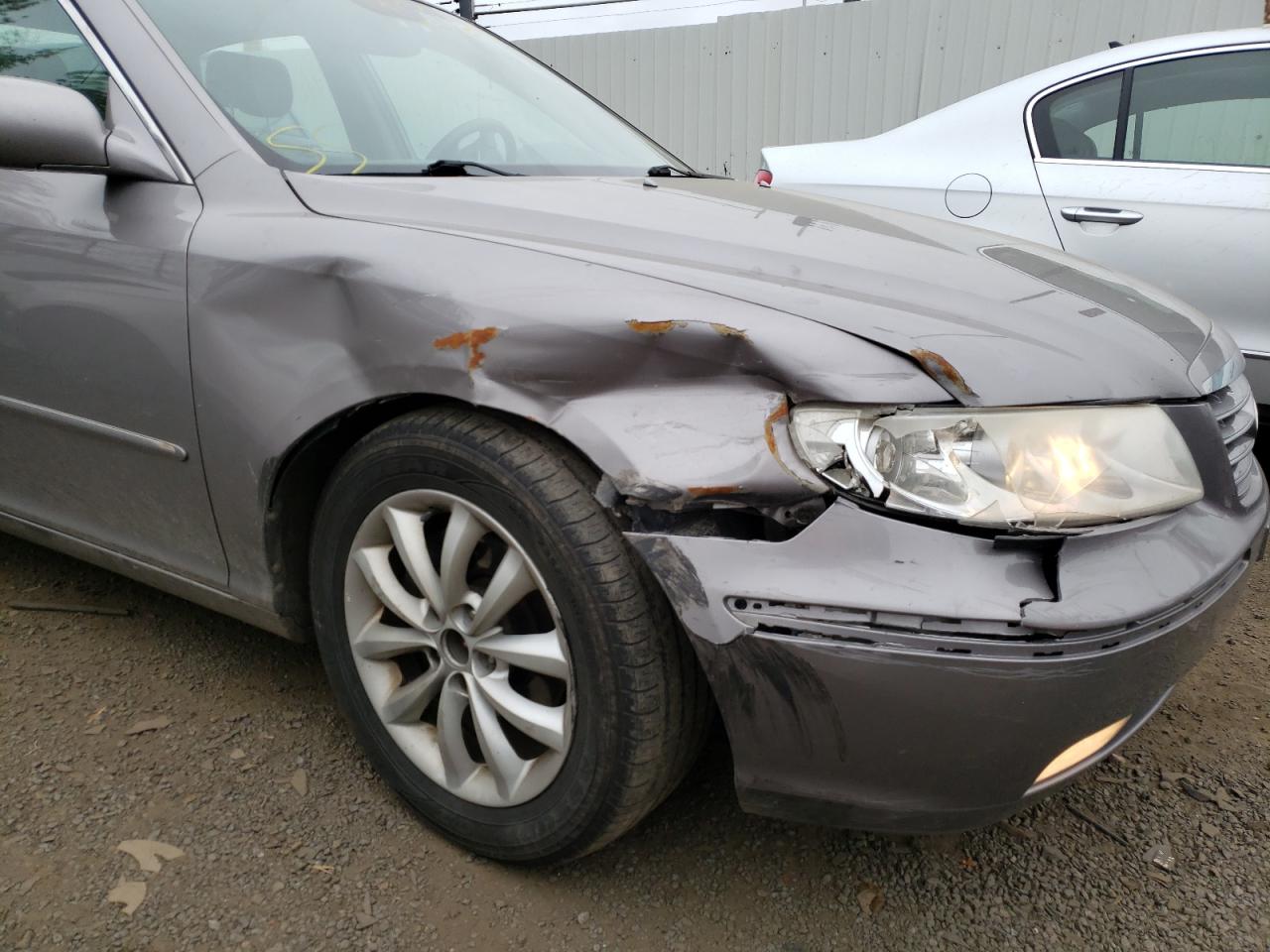 Photo 9 from auction – 2006 HYUNDAI AZERA SE with VIN KMHFC46F96A131558