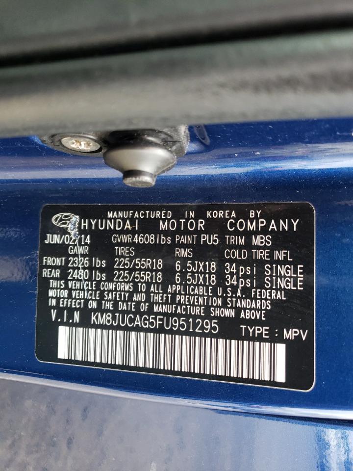 Photo 10 from auction – 2015 HYUNDAI TUCSON LIM with VIN KM8JUCAG5FU951295