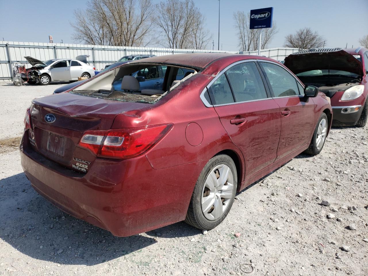 Photo 4 from auction – 2015 SUBARU LEGACY 2.5 with VIN 4S3BNAA69F3073118