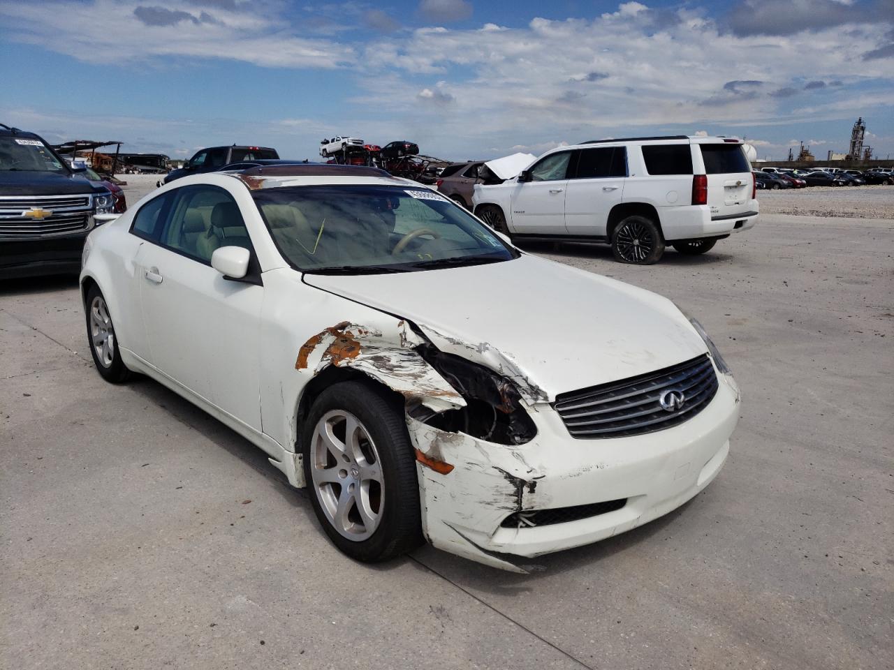 INFINITI G35 2006 with VIN JNKCV54EX6M707513 - Photo from auction